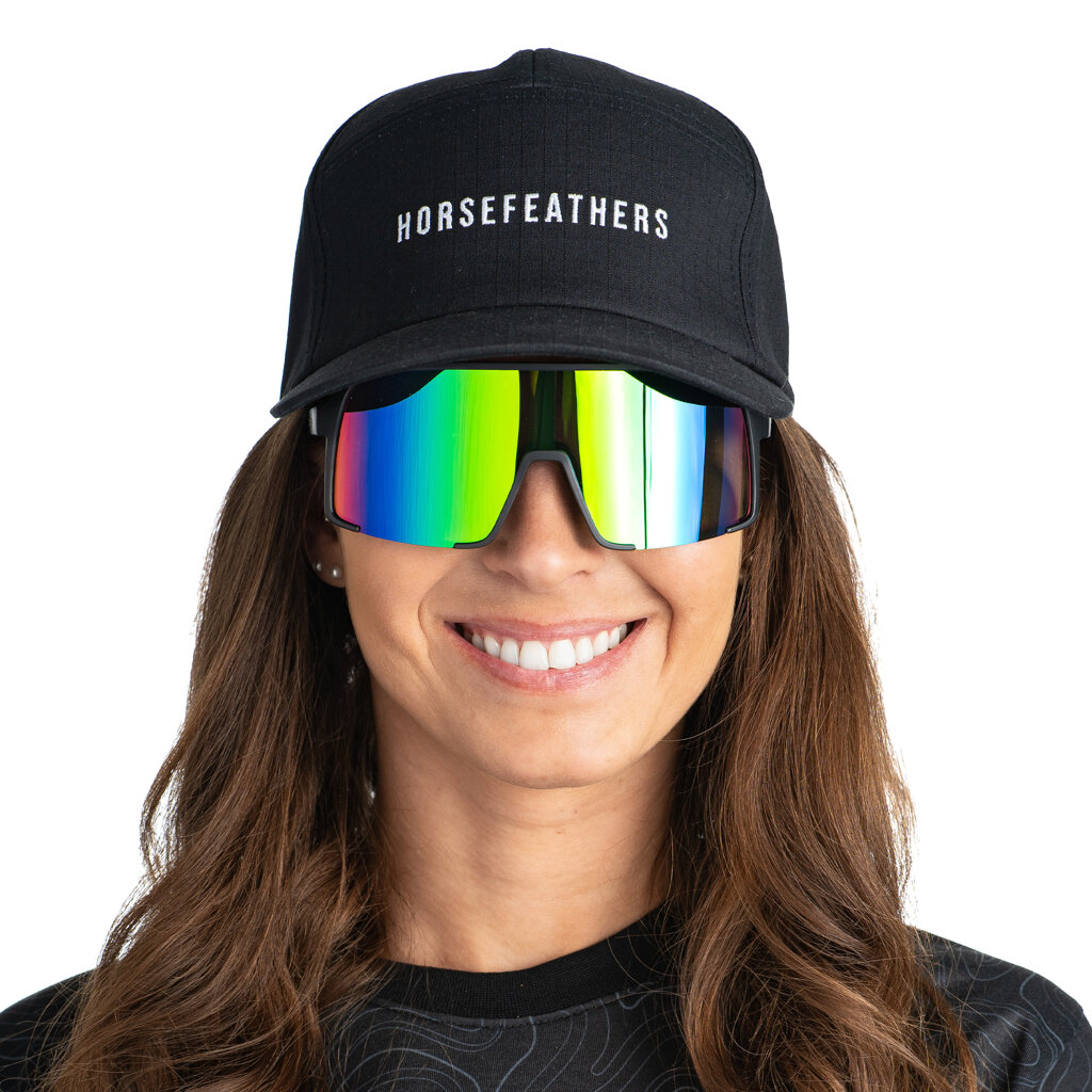 Очки Horsefeathers Magnum Matt Black/Mirror Green