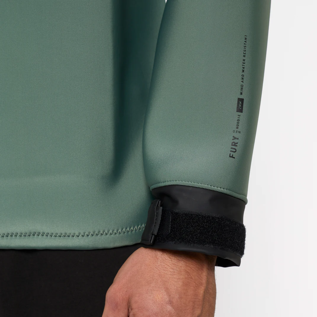 Гидрокуртка Mystic Fury Neoprene Hoodie 3/2mm 26 Dark Olive