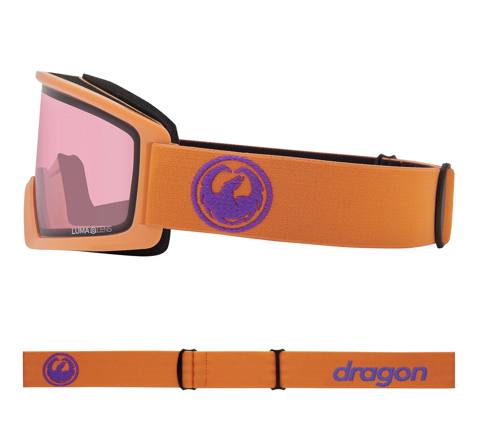 Маска Dragon DX3 OTG Apricot Lumalens Rose Lens