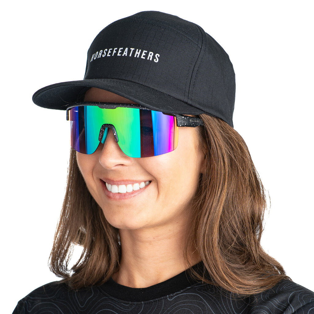 Очки Horsefeathers Scorpio Black Splash/Mirror Green