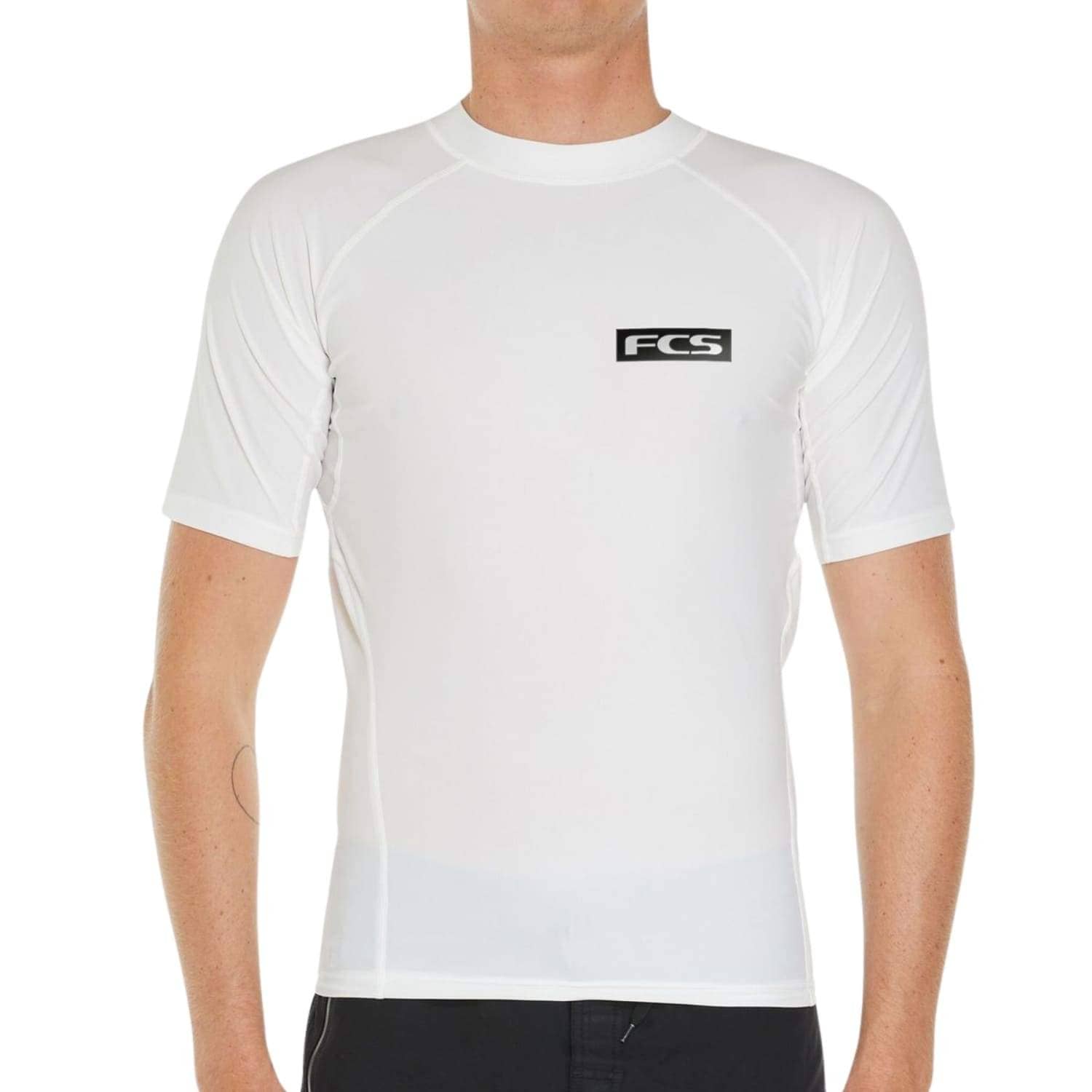 Лайкра FCS Essential SS Rash Vest White