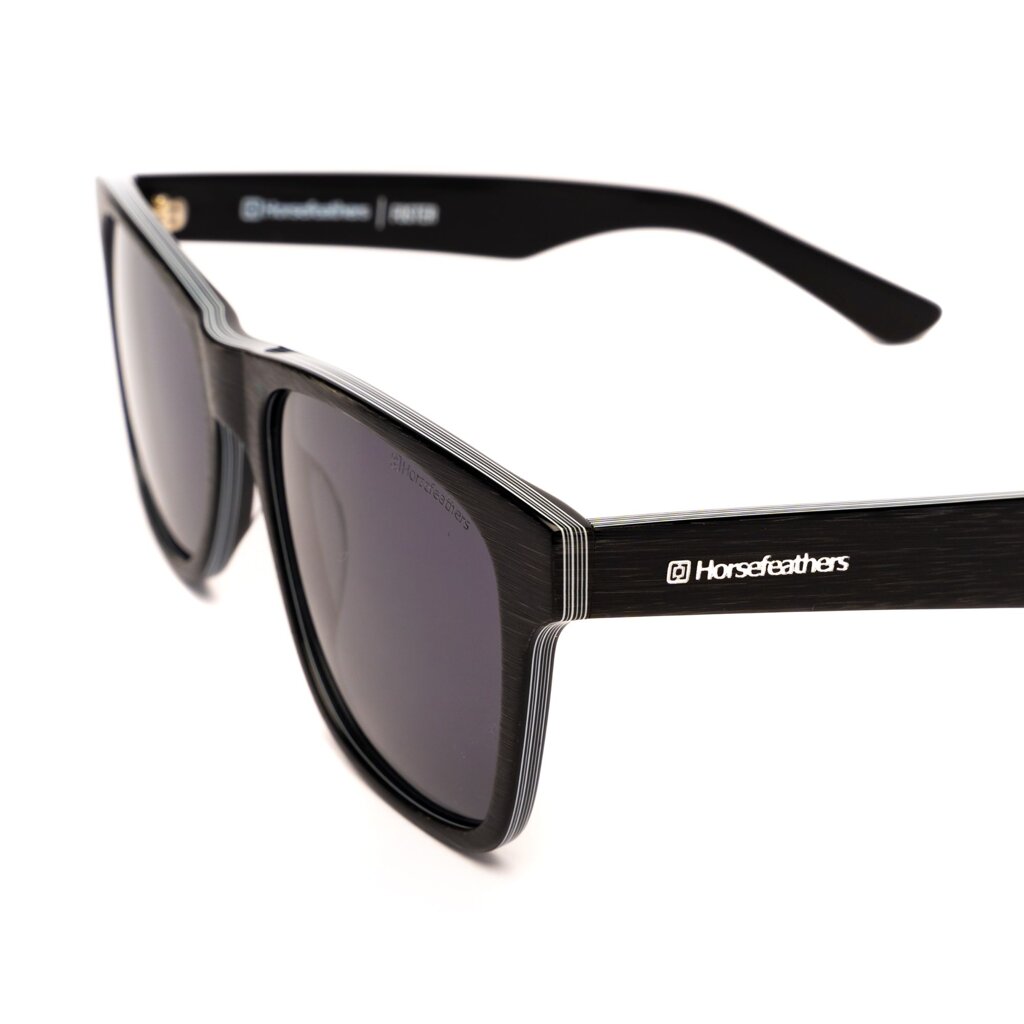 Очки Horsefeathers Foster Brushed Black/Gray