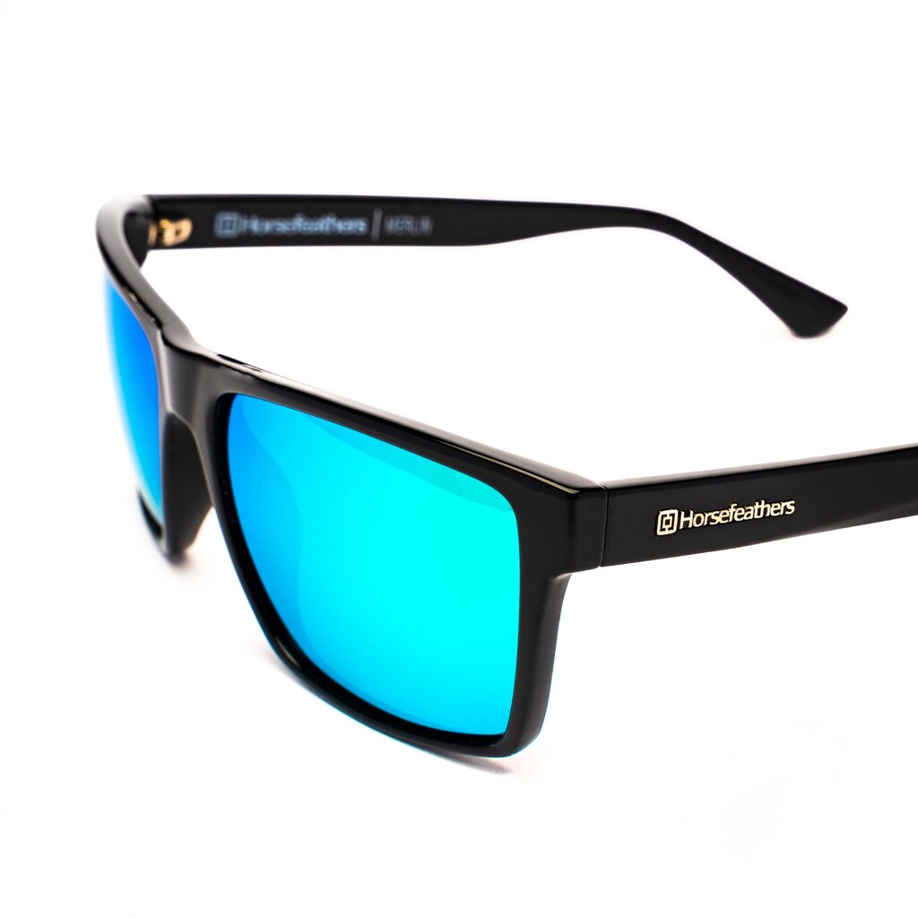 Очки Horsefeathers Merlin Gloss Black/Mirror Green Очки Horsefeathers Merlin Gloss Black/Mirror Green