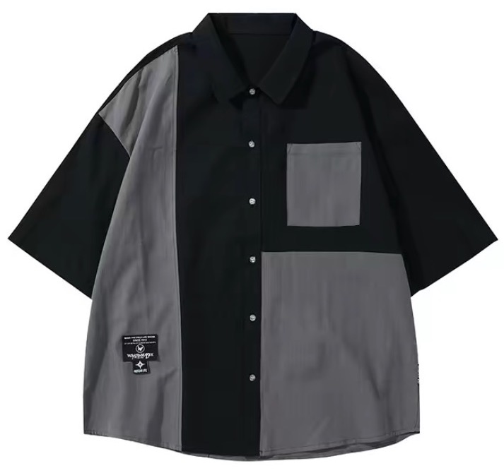 Рубашка William Fox & Sons LO46001 Shirt Black/Dark Grey