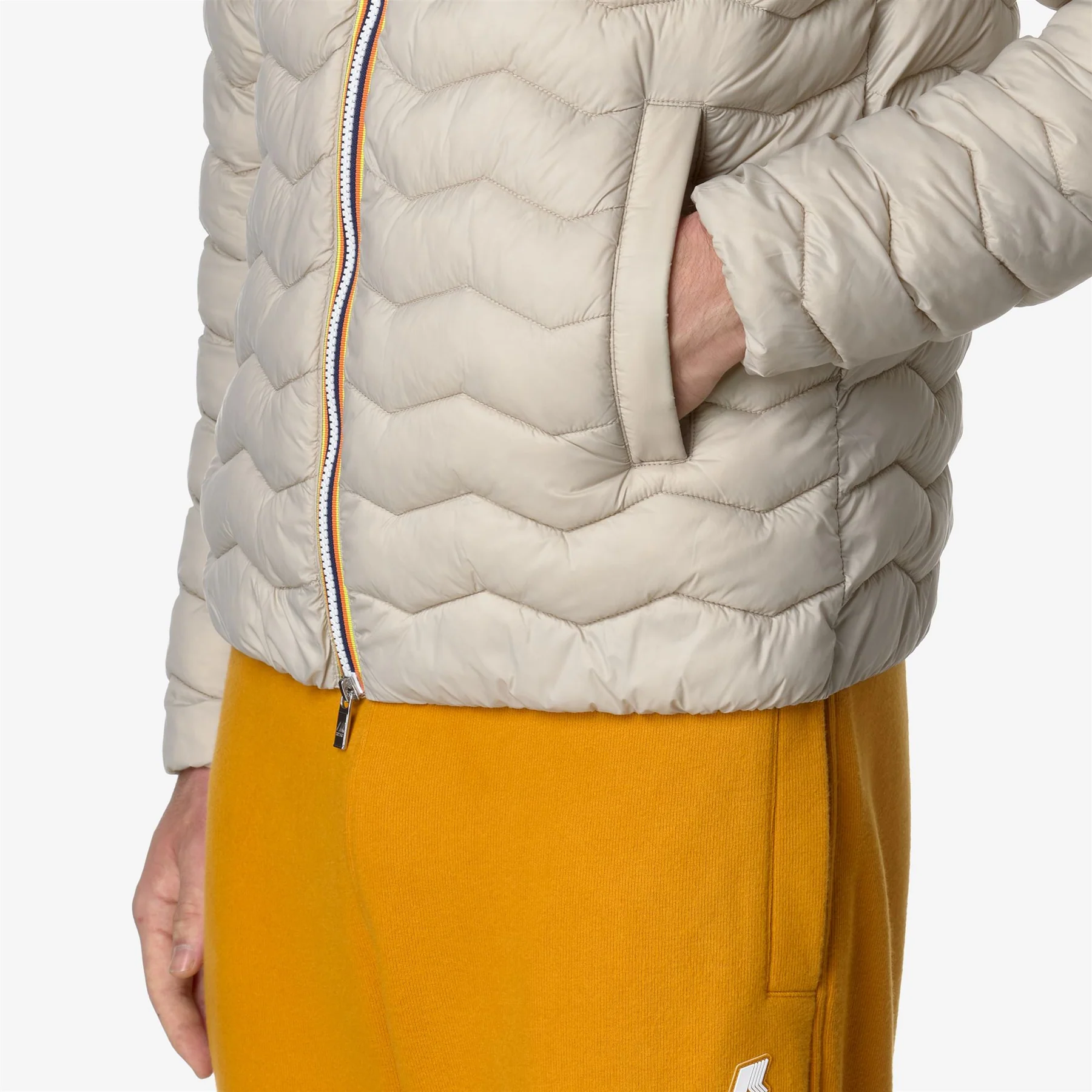 Куртка K-Way Jack Quilted Warm Beige Grey