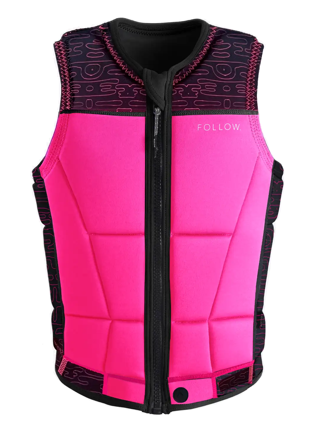 Жилет водный Ж Follow Harmony Impact Vest 26 Black/Pink