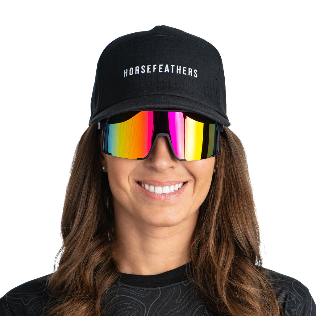 Очки Horsefeathers Magnum Matt Black/Mirror Red
