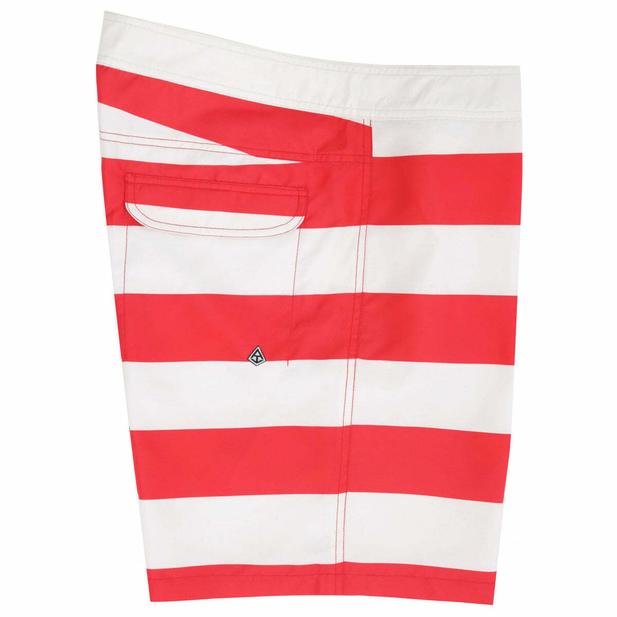Бордшорты Anker Retro Stripes BW Red/White