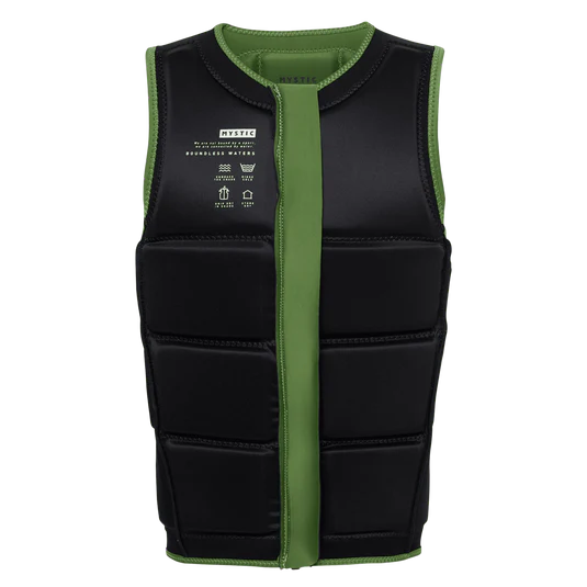 Жилет водный Mystic Star Impact Vest Fzip Wake (WS) Soft Green