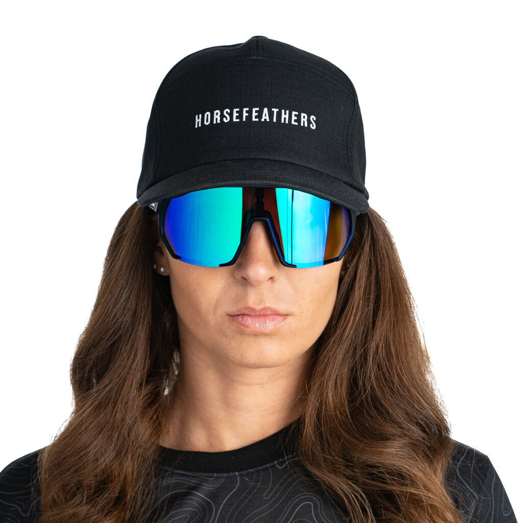 Очки Horsefeathers Archie Black/Mirror Green
