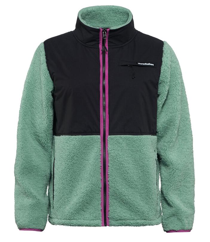 Кофта Ж Horsefeathers Gema Fleece Sweatshirt Iceberg Green