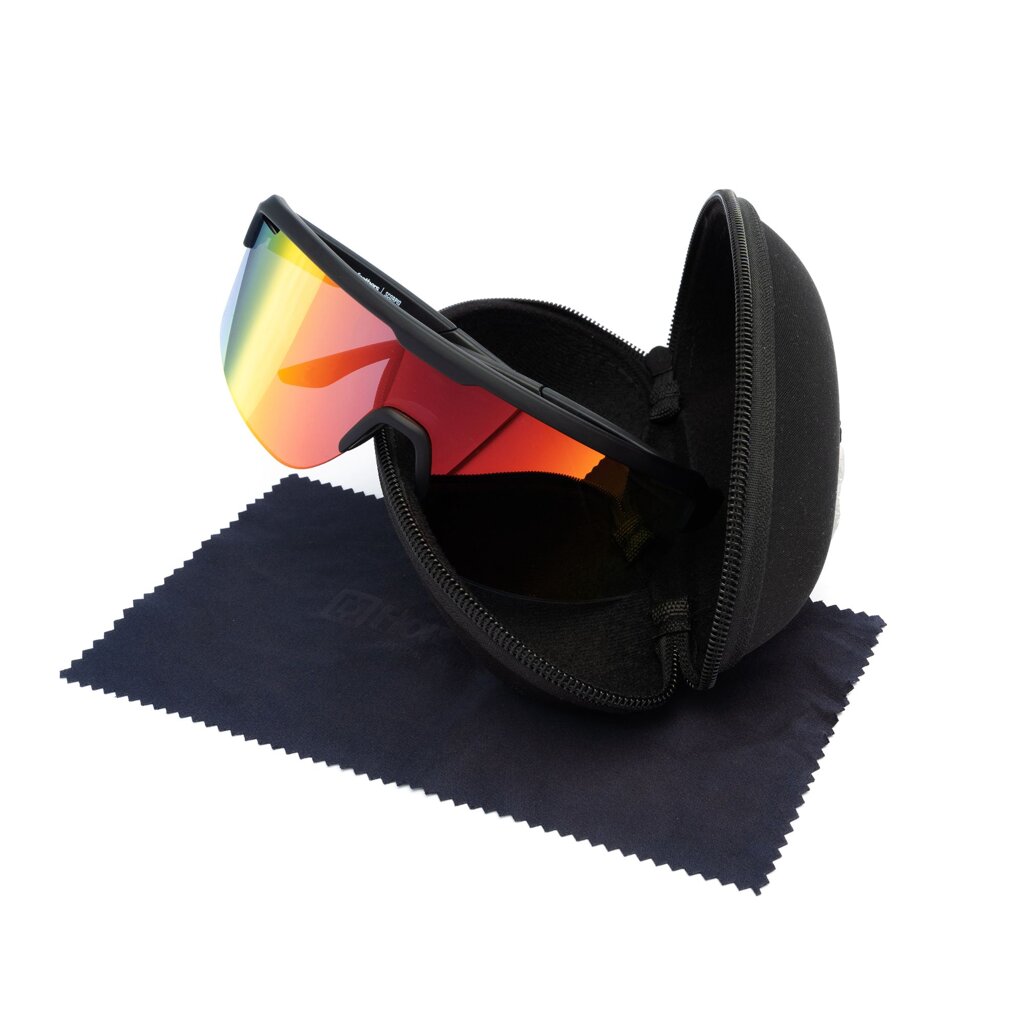 Очки Horsefeathers Scorpio Matt Black/Mirror Red