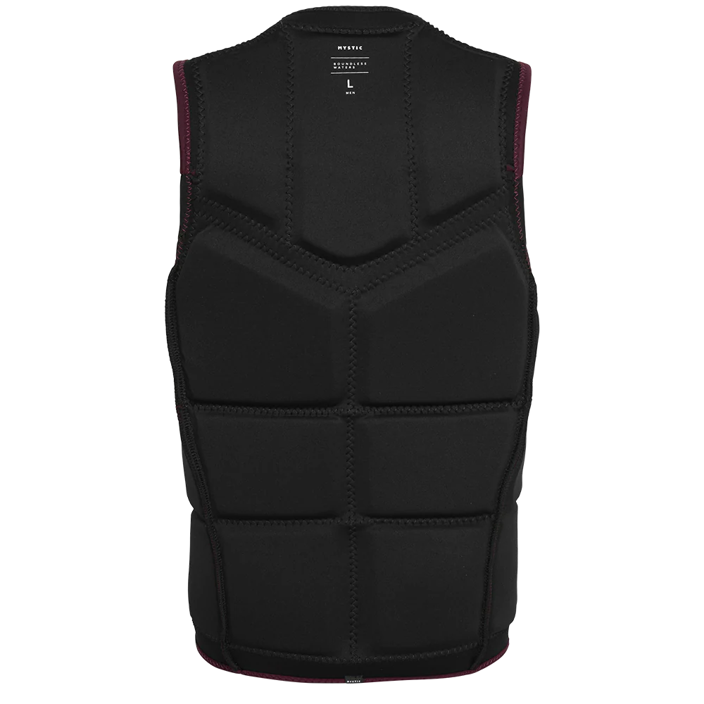 Жилет водный Mystic Peacock Impact Vest Fzip Wake 26 Oxblood Red