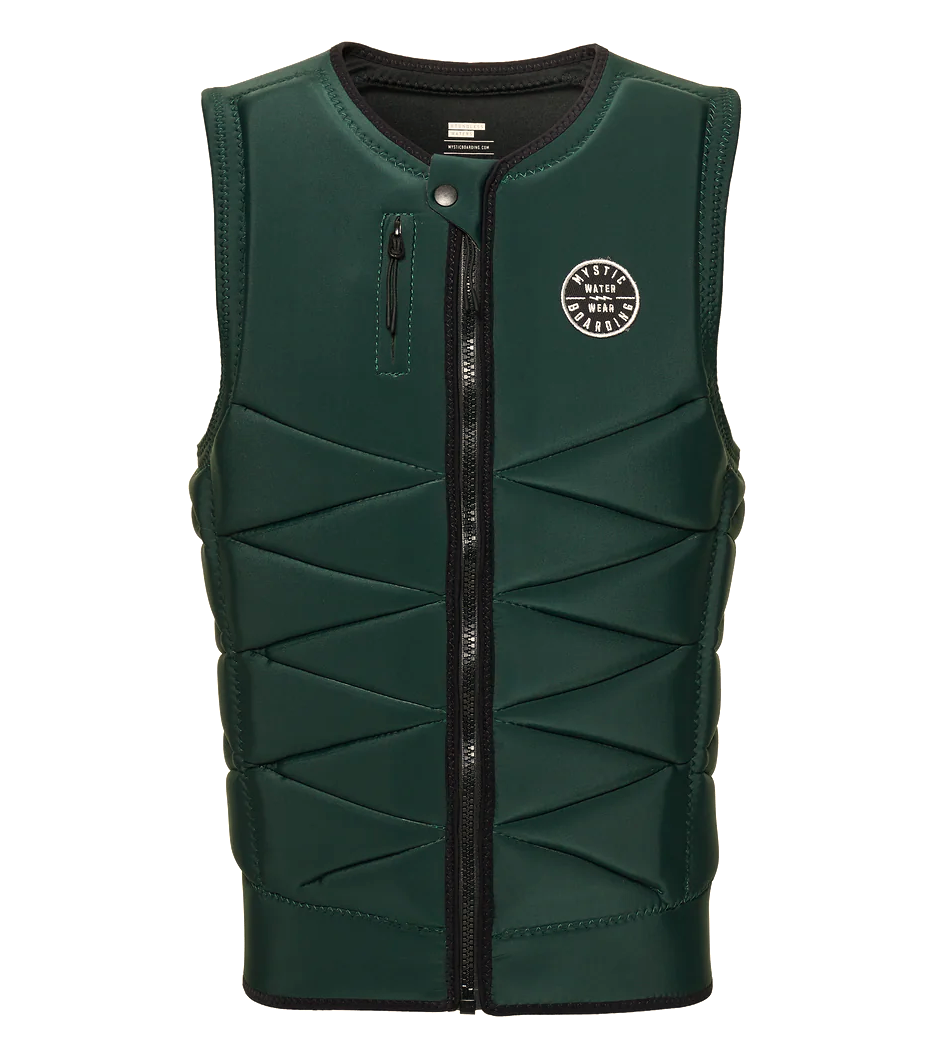 Жилет водный Mystic Outlaw Impact Vest Fzip Wake Dark Leaf