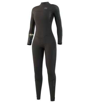 Гидрокостюм Ж Mystic Dazzled Fullsuit 4/3mm Bzip Black