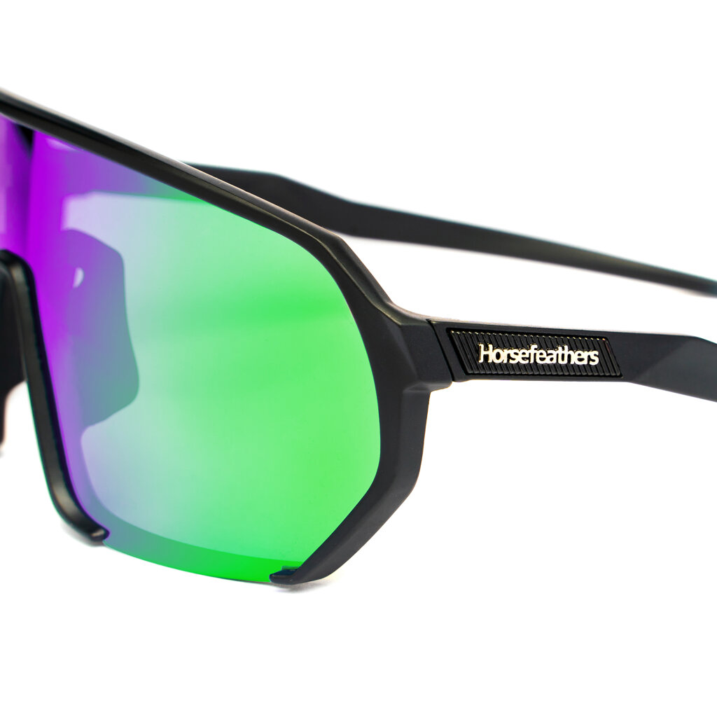 Очки Horsefeathers Archie Black/Mirror Green