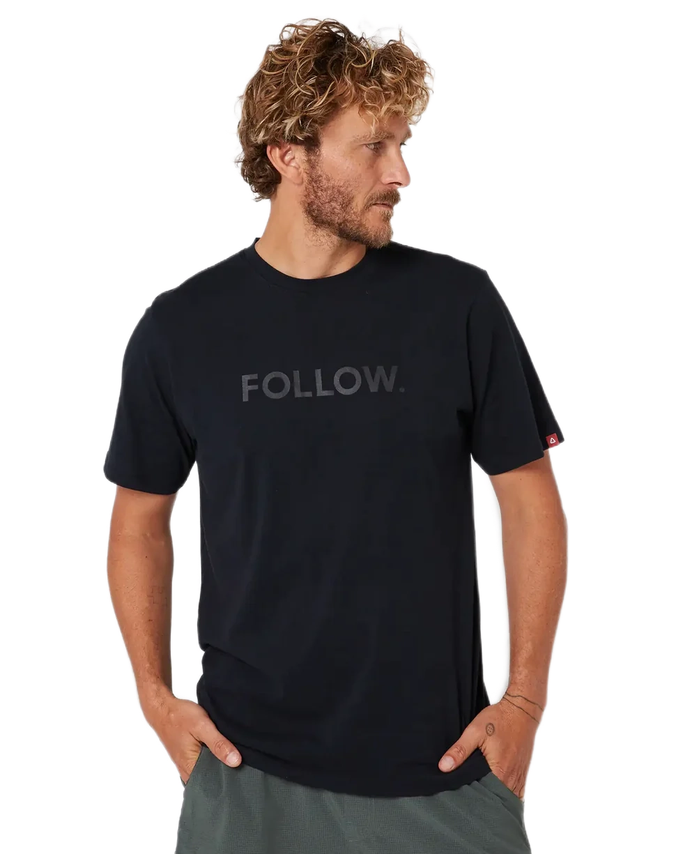 Футболка Follow Logo Tee Black