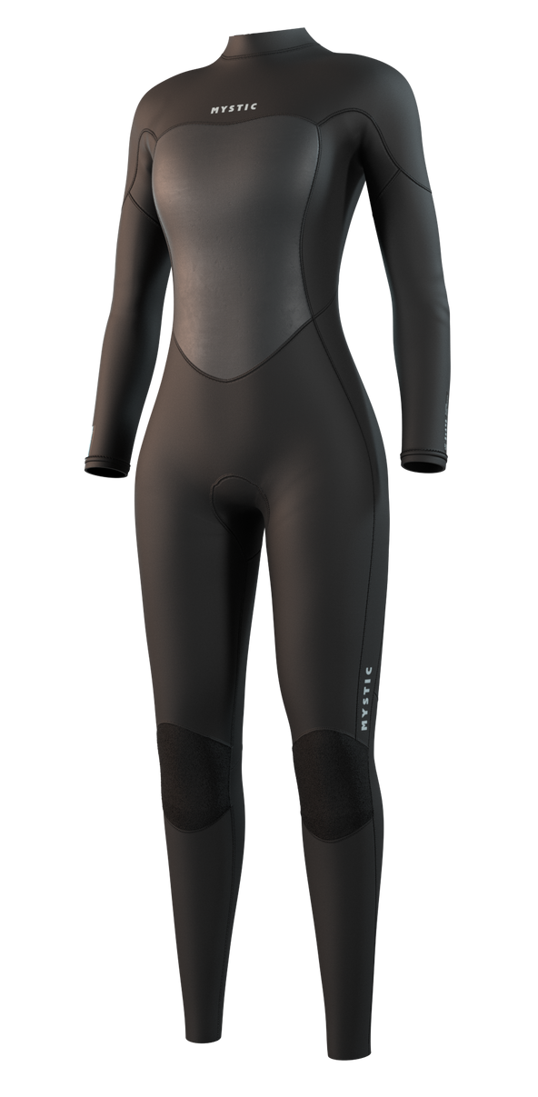 Гидрокостюм Ж Mystic Brand Fullsuit 3/2mm Bzip Flatlock Black