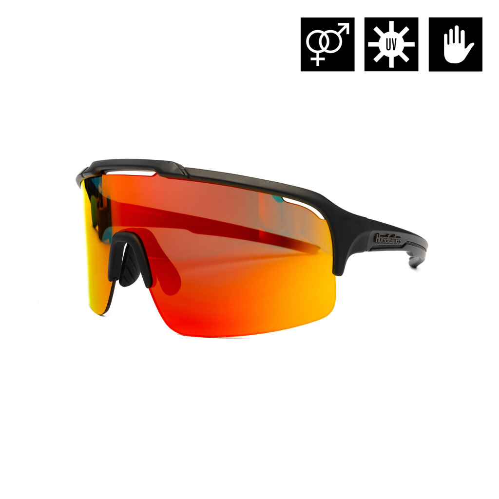 Очки Horsefeathers Recoil Matt Black/Mirror Red