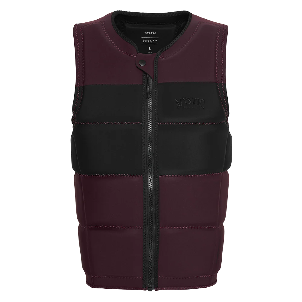 Жилет водный Mystic Peacock Impact Vest Fzip Wake 26 Oxblood Red
