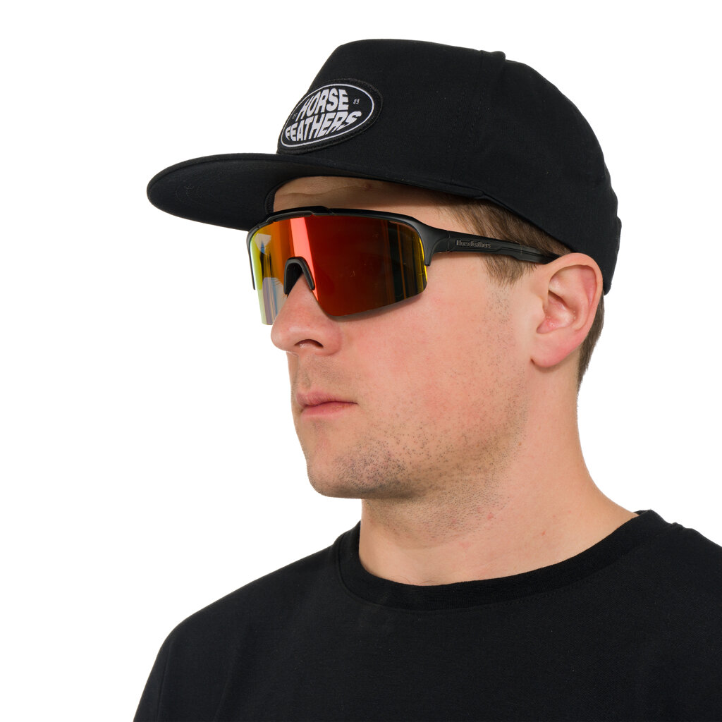 Очки Horsefeathers Recoil Matt Black/Mirror Red