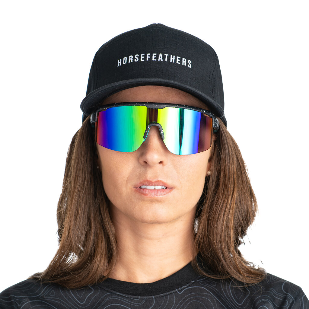 Очки Horsefeathers Scorpio Black Splash/Mirror Green