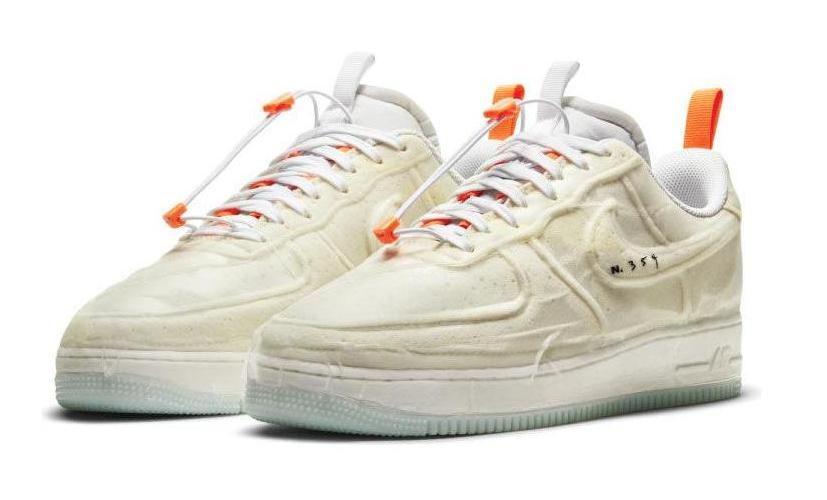 Кеды Nike Air Force 1 Experimental White/Sail-Atomic Orange-Black