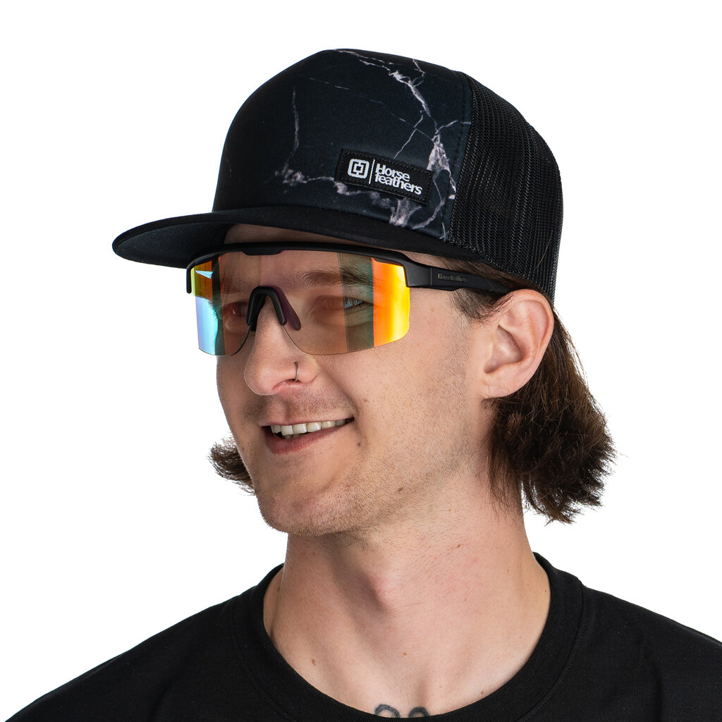 Очки Horsefeathers Scorpio Photochromic Matt Black/Mirror Red