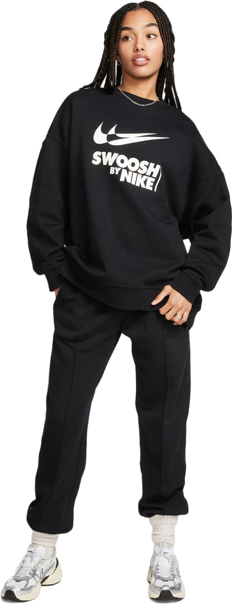 Кофта Ж Nike W NSW FLC OS CREW GLS Black