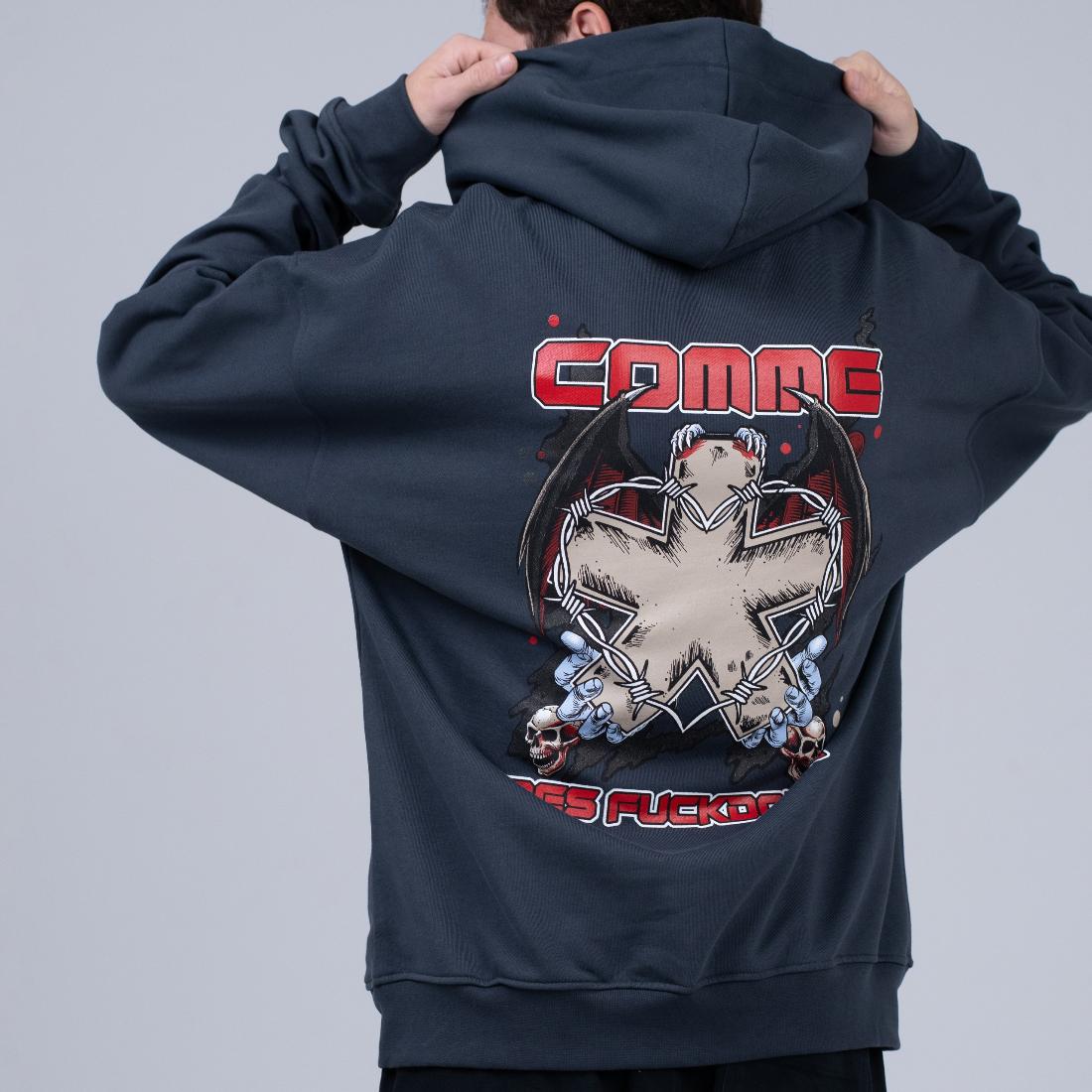 Толстовка Comme Des Fuckdown CFABM01343 Gray