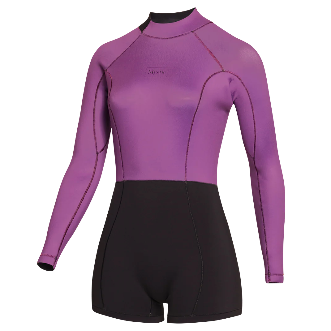 Гидрокостюм Ж Mystic Lunar Longarm Shorty 2/2mm Bzip 24 Sunset Purple