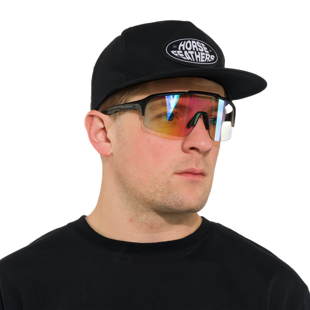 Очки Horsefeathers Recoil Photochromic Matt Black/Mirror Green