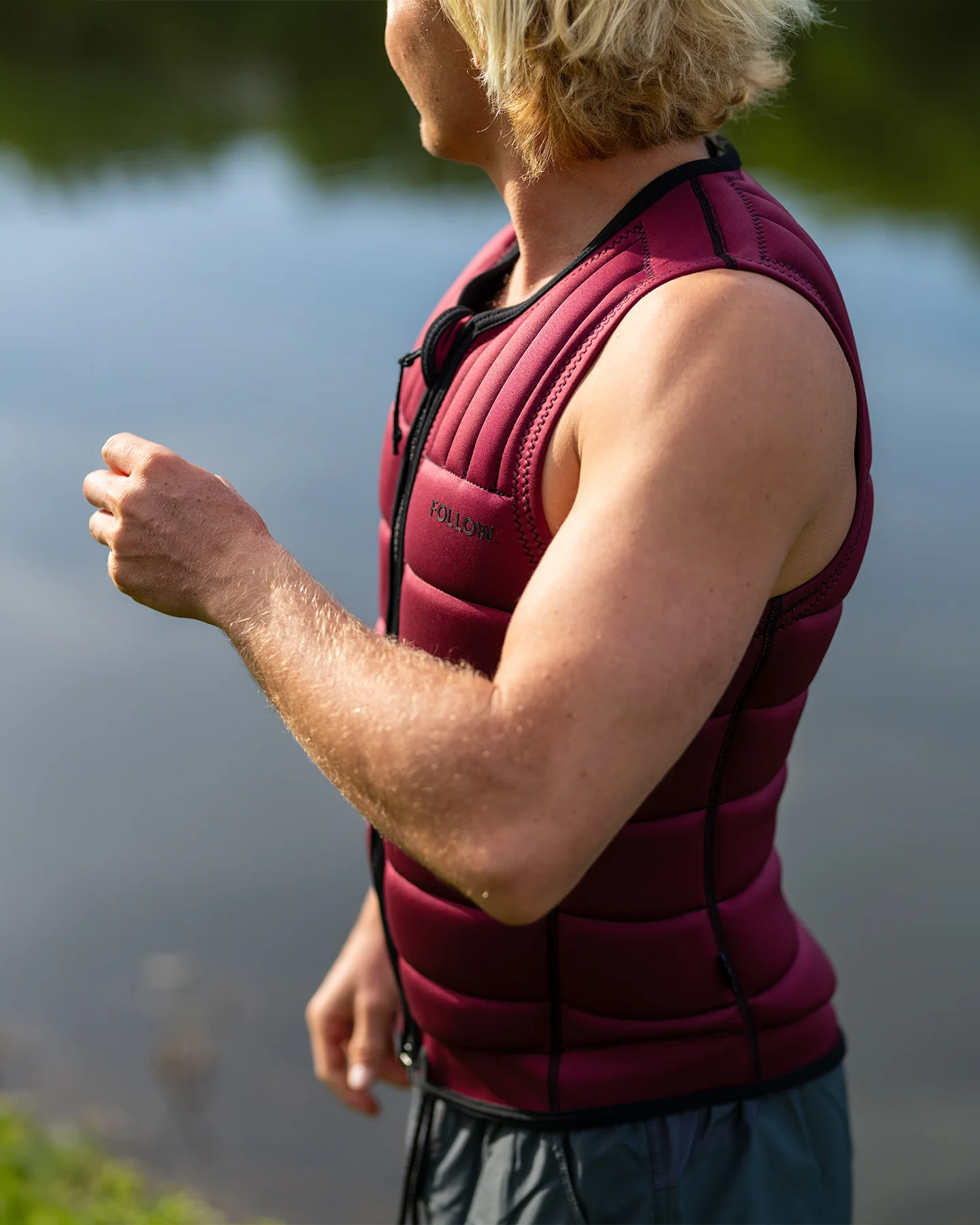 Жилет водный Follow Total Impact Vest 26 Maroon