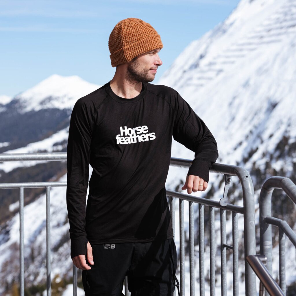Термокофта Horsefeathers Riley Tech Tee Black
