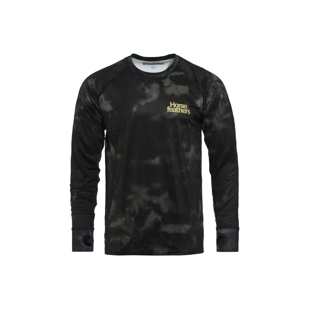 Термокофта Horsefeathers Riley Tech Tee Olive Tie Dye