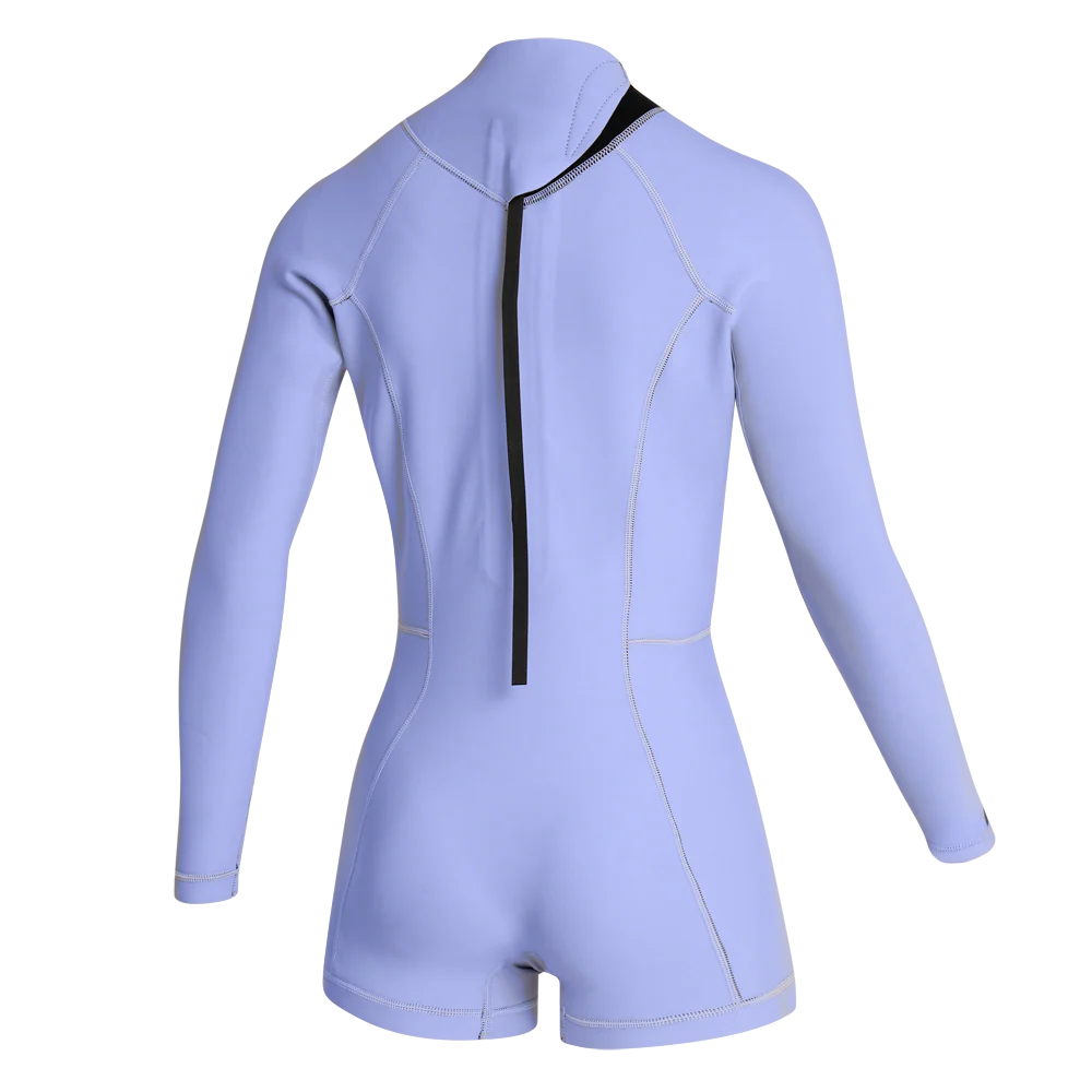 Гидрокостюм Ж Mystic Lunar Longarm Shorty 2/2mm Bzip 26 Iris Blue