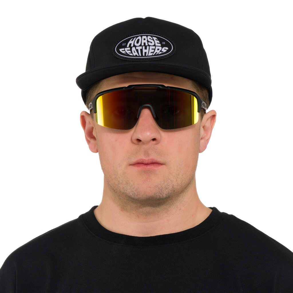 Очки Horsefeathers Recoil Matt Black/Mirror Red