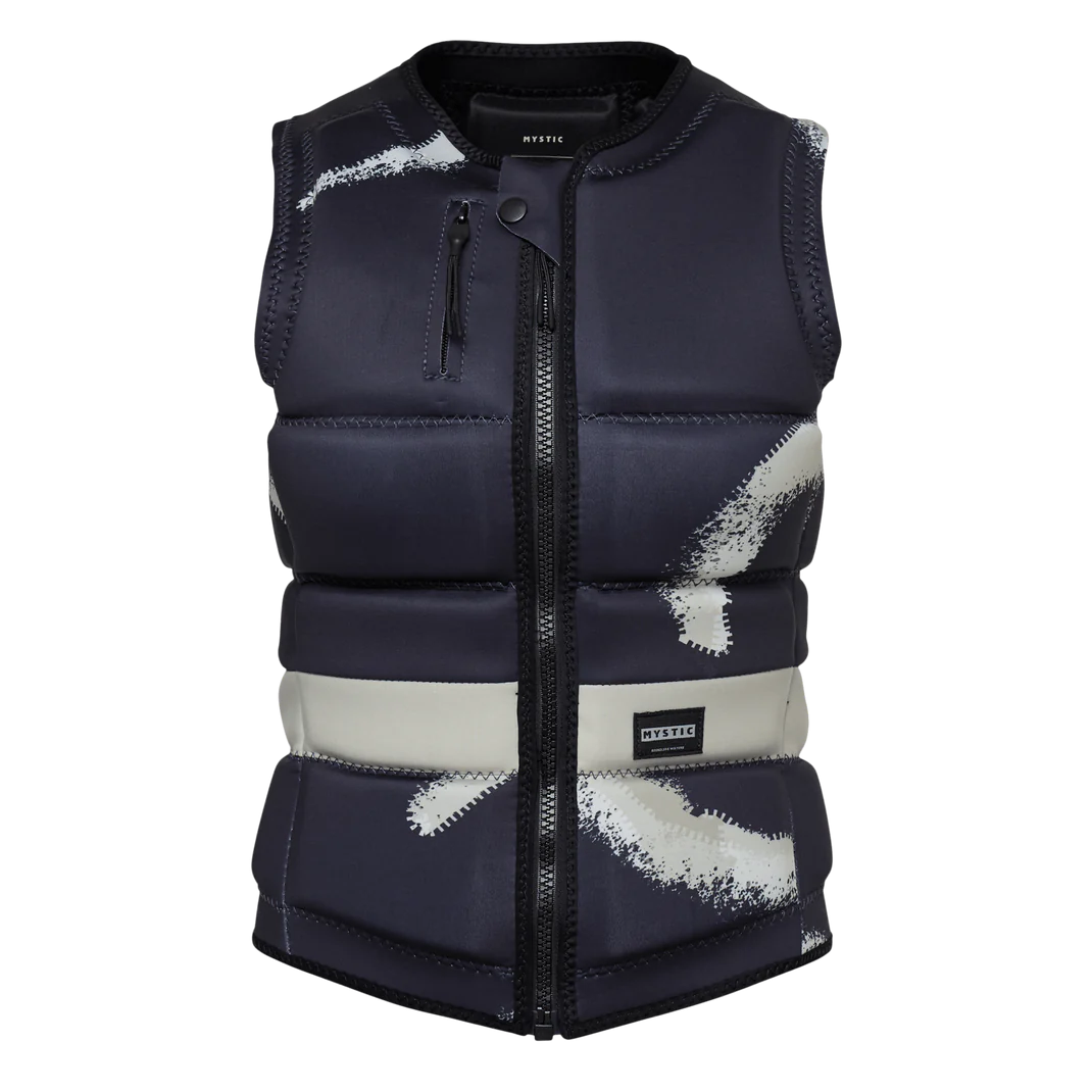 Жилет водный Ж Mystic Evoke Impact Vest Fzip Wake (WS) Black Allove