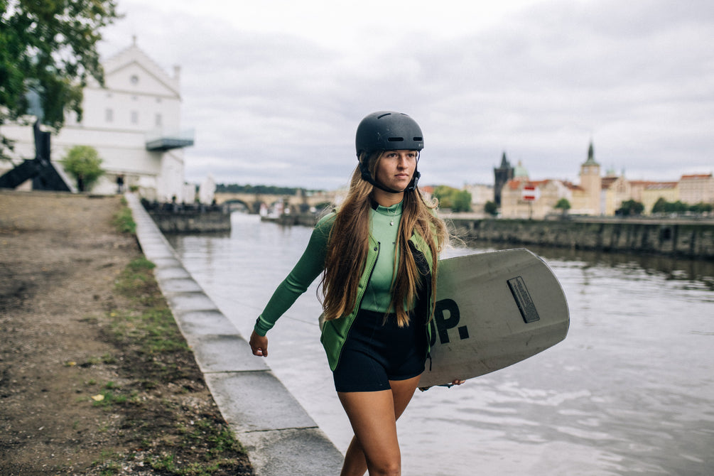 Гидрокостюм Ж Mystic Lunar Longarm Shorty 2/2mm Bzip (WS) Soft Green