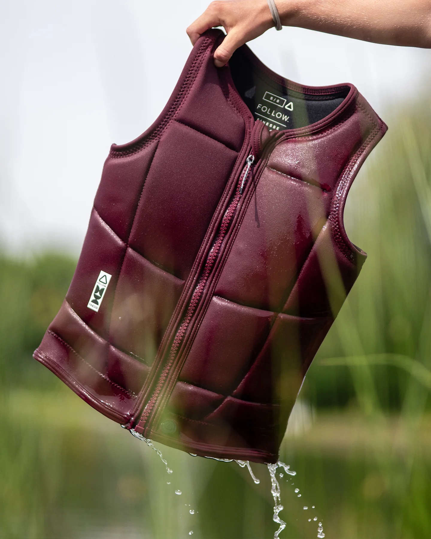 Жилет водный Ж Follow Finesse Impact Vest 26 Maroon