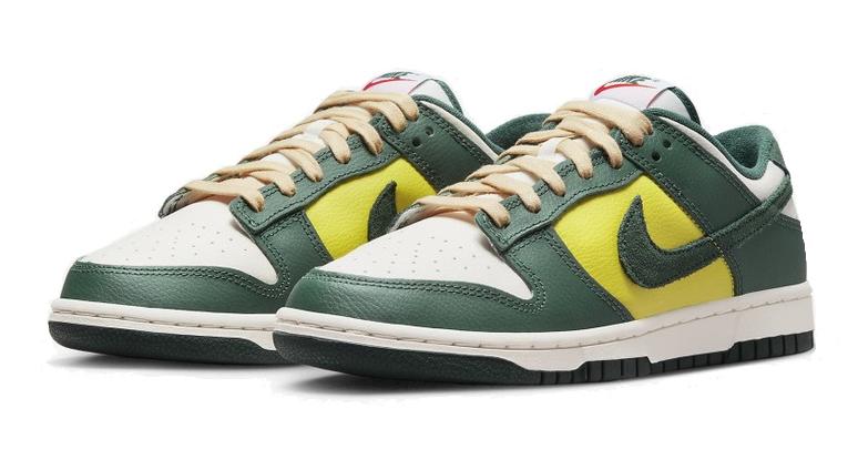 Кеды Nike Dunk Low SE Sail/Noble Green-Opti Yellow