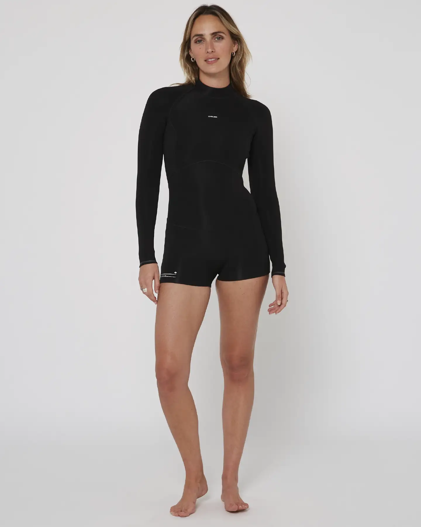 Гидрокостюм Ж Follow P1 2/2mm L/S Spring 26 Black