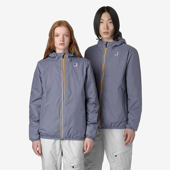 Куртка K-Way Le Vrai 3.0 Claude Warm Grey Blue Avio