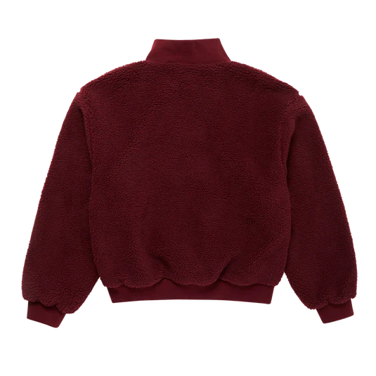 Кофта ж Mystic Teddy Zip Up Sweat Red Wine