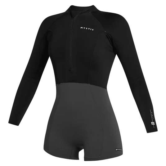 Гидрокостюм Ж Mystic Lunar Longarm Shorty 2/2mm Fzip (WS) Black