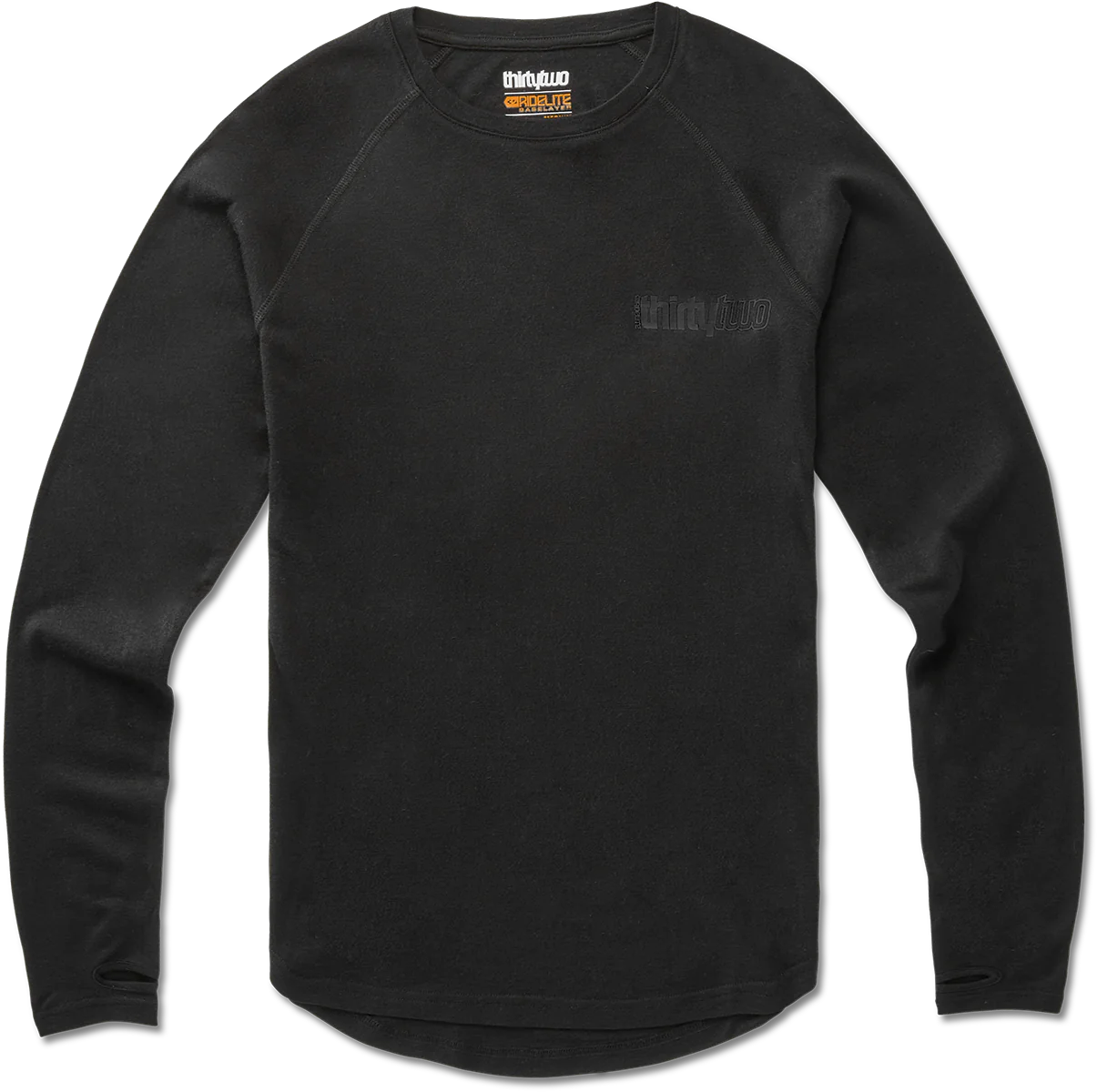 Термокофта 32 Ridelite Merino L/S Shirt Black/Black