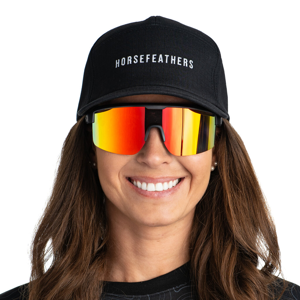 Очки Horsefeathers Scorpio Matt Black/Mirror Red