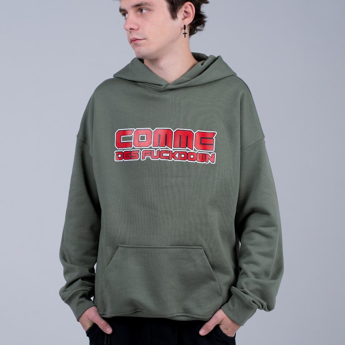 Толстовка Comme Des Fuckdown CFABM01343 Green