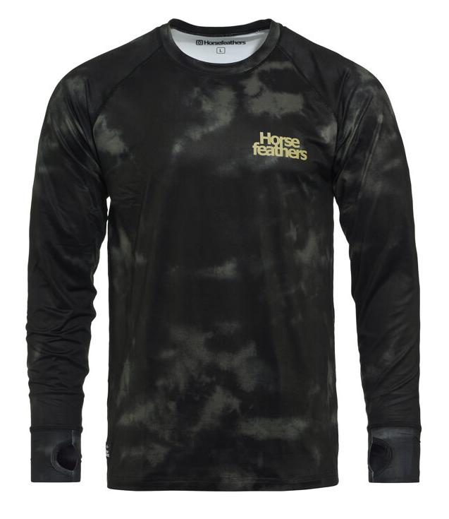 Термокофта Horsefeathers Riley Tech Tee Olive Tie Dye