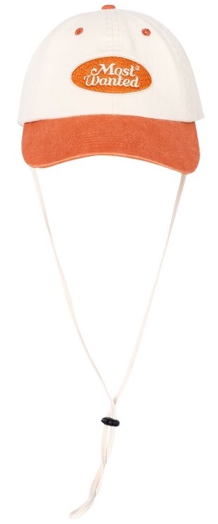 Кепка MostWantedLab Logo Baseball Cap Beige/Orange
